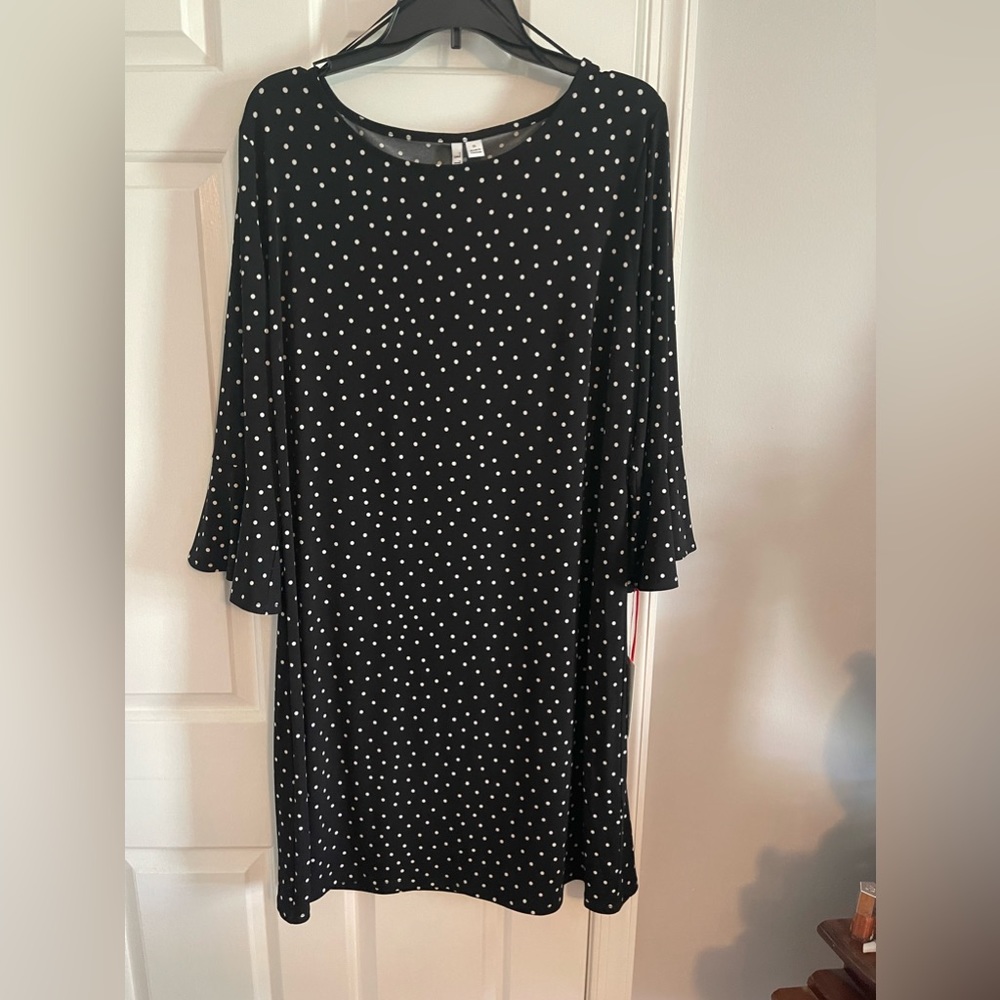 NWT Elle Women’s XL Polka Dot Dress
